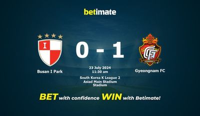Pronostici, quote e suggerimenti di scommesse Busan I Park vs Gyeongnam FC 23/07/2024