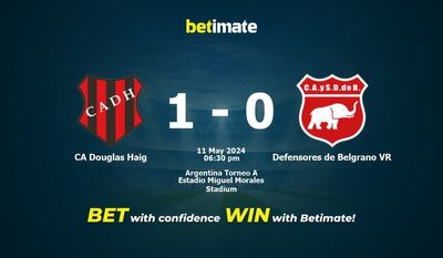 CA Douglas Haig vs Defensores de Belgrano VR Pronostici, quote e consigli di scommessa 05/11/2024