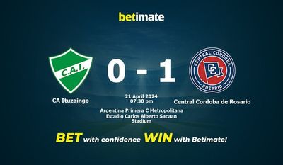 CA Ituzaingo vs Central Cordoba de Rosario Pronostici, quote e consigli di scommessa 21/04/2024