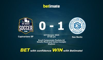 Capivariano SP vs Sao Bento Pronostici, quote e consigli di scommessa 10/02/2024