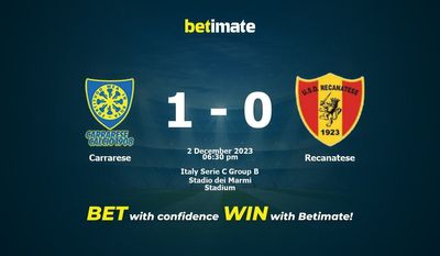 Pronostici, quote e consigli di scommessa Carrarese vs Recanatese 02/12/2023