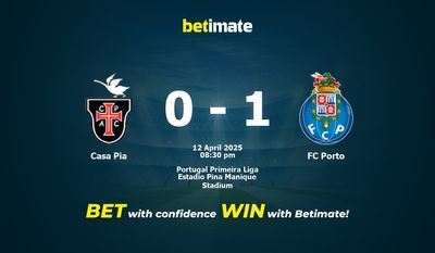 Pronostico, quote e consigli per le scommesse Casa Pia vs FC Porto 04/12/2025