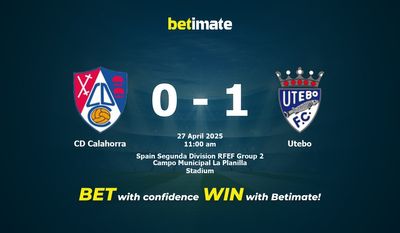 Pronostico, quote e consigli per le scommesse CD Calahorra vs Utebo 27/04/2025
