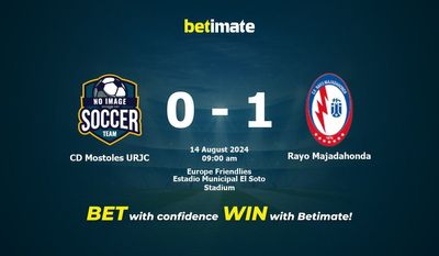CD Mostoles URJC vs Rayo Majadahonda Pronostici, quote e consigli di scommessa 14/08/2024