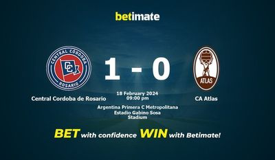 Central Cordoba de Rosario vs CA Atlas Pronostici, quote e consigli di scommessa 18/02/2024