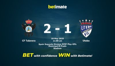 Pronostico, quote e consigli per le scommesse CF Talavera vs Utebo 18/05/2025