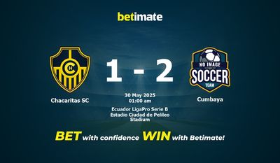 Pronostico, quote e consigli per le scommesse Chacaritas SC vs Cumbaya 30/05/2025