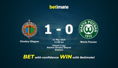 Chrobry Glogow vs Warta Poznan Pronostici, quote e consigli di scommessa 05/11/2025