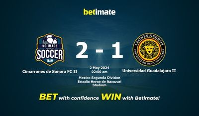 Cimarrones de Sonora FC II vs Universidad Guadalajara II Pronostici, quote e consigli di scommessa 02/05/2024