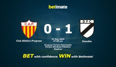 Club Atletico Progreso vs Danubio Pronostici, quote e consigli di scommessa 31/05/2025