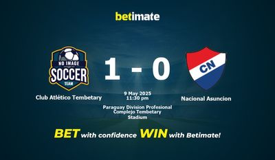 Club Atlético Tembetary vs Nacional Asuncion Pronostici, quote e consigli di scommessa 09/05/2025