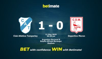 Club Atletico Temperley vs Deportivo Moron Pronostici, quote e consigli di scommessa 05/11/2025