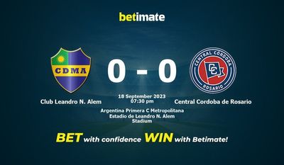 Club Leandro N. Alem vs Central Cordoba de Rosario Pronostici, quote e consigli di scommessa 18/09/2023