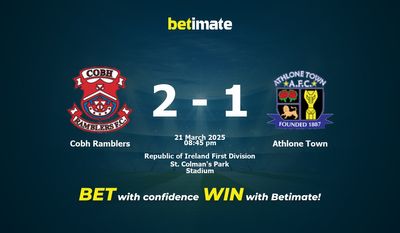Pronostici, quote e suggerimenti per le scommesse Cobh Ramblers vs Athlone Town 21/03/2025