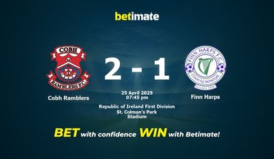 Pronostici, quote e consigli per le scommesse Cobh Ramblers vs Finn Harps 25/04/2025