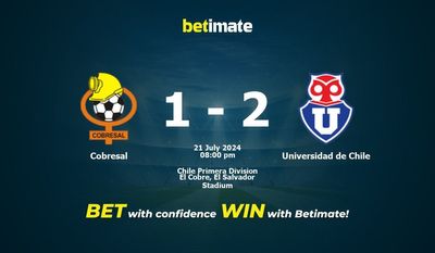 Cobresal vs Universidad de Chile Pronostici, quote e consigli di scommessa 21/07/2024