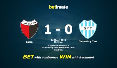 Colon vs Gimnasia y Tiro Pronostici, quote e consigli di scommessa 26/03/2024