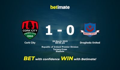 Pronostici, quote e suggerimenti per le scommesse Cork City vs Drogheda United 28/03/2025