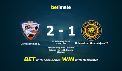 Correcaminos II vs Universidad Guadalajara II Pronostici, quote e consigli di scommessa 23/02/2024