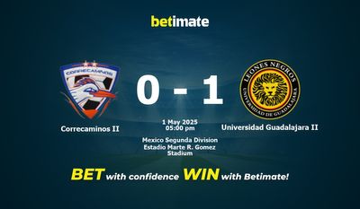 Correcaminos II vs Universidad Guadalajara II Pronostici, quote e consigli di scommessa 01/05/2025