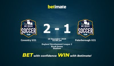 Pronostici, quote e suggerimenti per le scommesse Coventry U21 vs Peterborough U21 12/10/2024