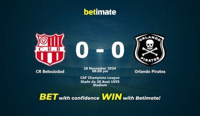 Pronostici, quote e suggerimenti per le scommesse CR Belouizdad vs Orlando Pirates 26/11/2024