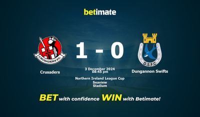 Crusaders vs Dungannon Swifts Pronostici, quote e consigli sulle scommesse 12/03/2024