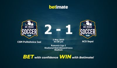 CSM Politehnica Iasi vs ACS Sepsi Pronostici, quote e consigli di scommessa 02/05/2025