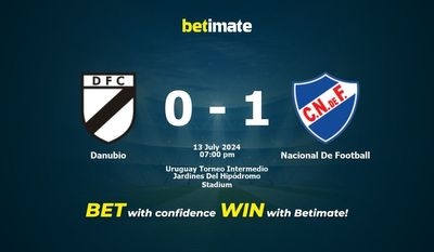 Danubio vs Nacional De Pronostici di calcio, quote e pronostici di scommesse 13/07/2024
