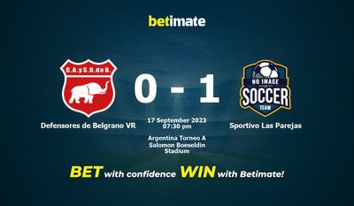 Defensores de Belgrano VR vs Sportivo Las Parejas Pronostici, quote e consigli di scommessa 17/09/2023