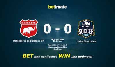 Defensores de Belgrano VR vs Union Sunchales Pronostico, quote e consigli sulle scommesse 24/06/2023