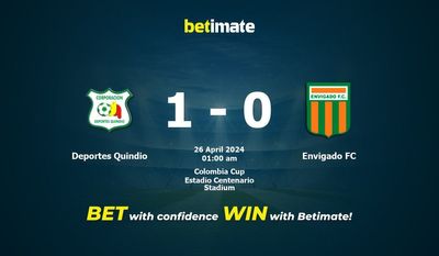 Pronostici, quote e suggerimenti di scommesse Deportes Quindio vs Envigado FC 26/04/2024