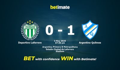 Pronostici, quote e consigli di scommessa Deportivo Laferrere vs Argentino Quilmes 03/05/2025