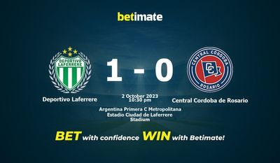 Deportivo Laferrere vs Central Cordoba de Rosario Pronostici, quote e consigli di scommessa 02/10/2023