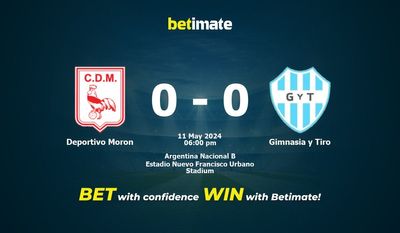 Deportivo Moron vs Gimnasia y Tiro Pronostici, quote e consigli di scommessa 11/05/2024