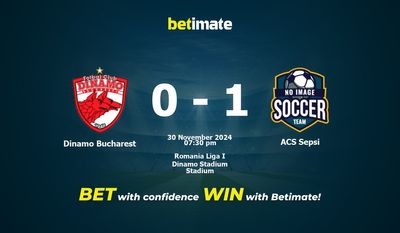 Dinamo Bucarest vs ACS Sepsi Pronostici, Quote e Consigli per le Scommesse 30/11/2024