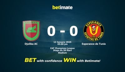 Djoliba AC vs Esperance de Tunis Pronostici, quote e consigli di scommessa 12/01/2025