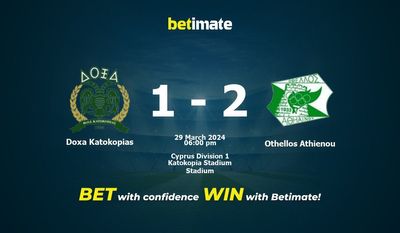 Doxa Katokopias vs Othellos Athienou Pronostici, quote e consigli di scommessa 29/03/2024