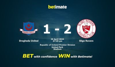 Pronostici, quote e consigli di scommessa Drogheda United vs Sligo Rovers 26/04/2024