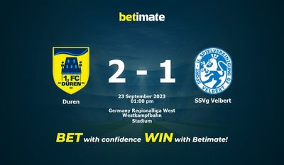 Duren vs SSVg Velbert Pronostici, quote e consigli di scommessa 23/09/2023