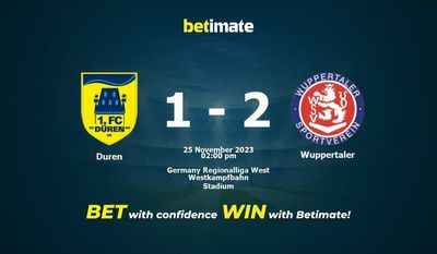 Duren vs Wuppertaler Pronostici, quote e consigli di scommessa 25/11/2023