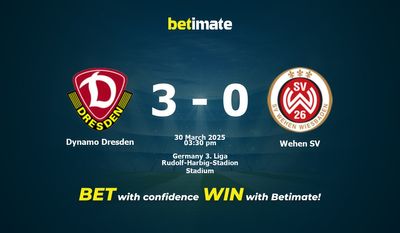 Dynamo Dresden vs Wehen SV Pronostici, quote e consigli di scommessa 30/03/2025