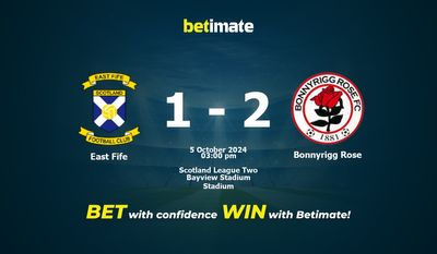 Pronostici, quote e suggerimenti per le scommesse East Fife vs Bonnyrigg Rose 05/10/2024