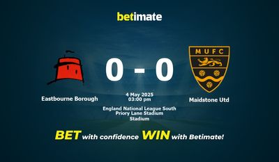 Pronostici, quote e consigli per le scommesse Eastbourne Borough vs Maidstone Utd 05/04/2025