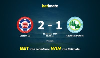 Pronostico, quote e suggerimenti sulle scommesse Eastern SC vs Southern District 28/01/2024