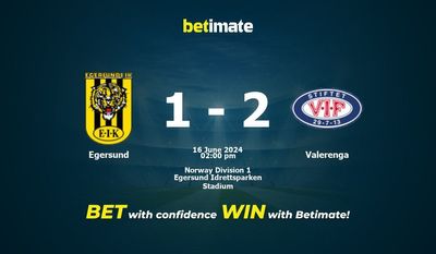 Pronostici, quote e consigli di scommessa Egersund vs Valerenga 16/06/2024