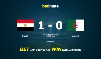 Pronostico, quote e suggerimenti di scommesse Egitto vs Algeria 16/10/2023