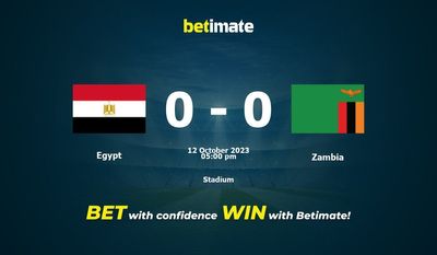 Pronostico, quote e suggerimenti di scommesse Egitto vs Zambia 12/10/2023