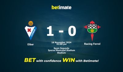 Pronostici, quote e suggerimenti per le scommesse Eibar vs Racing Ferrol 16/11/2024