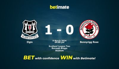 Elgin vs Bonnyrigg Rose Pronostici, quote e consigli di scommessa 09/03/2024
